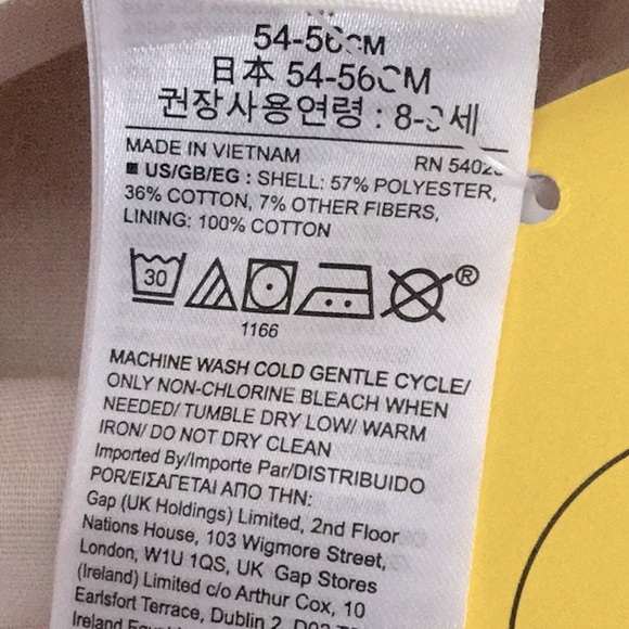 Gap Kid’s Pink/White Stripe Bucket Hat, excellent Protection UPF 50+ . Sun Beach - Picture 4 of 5